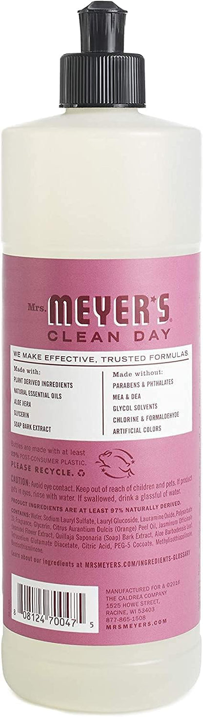 Mrs. MEYER'S CLEAN DAY Liquid Dish Soap 3 Pack Variety, Acorn Spice, Apple Cider, Fall Leaves, 16 OZ Each, 1 CT