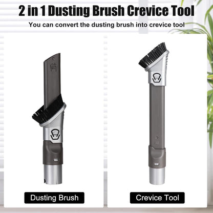 Crevice Tool Vacuum Attachments 2 in 1 Duster Crevice Tool for Shark Rotator HV300 HV320 NV680 NV600 NV340 NV800 Vacuum Cleaner