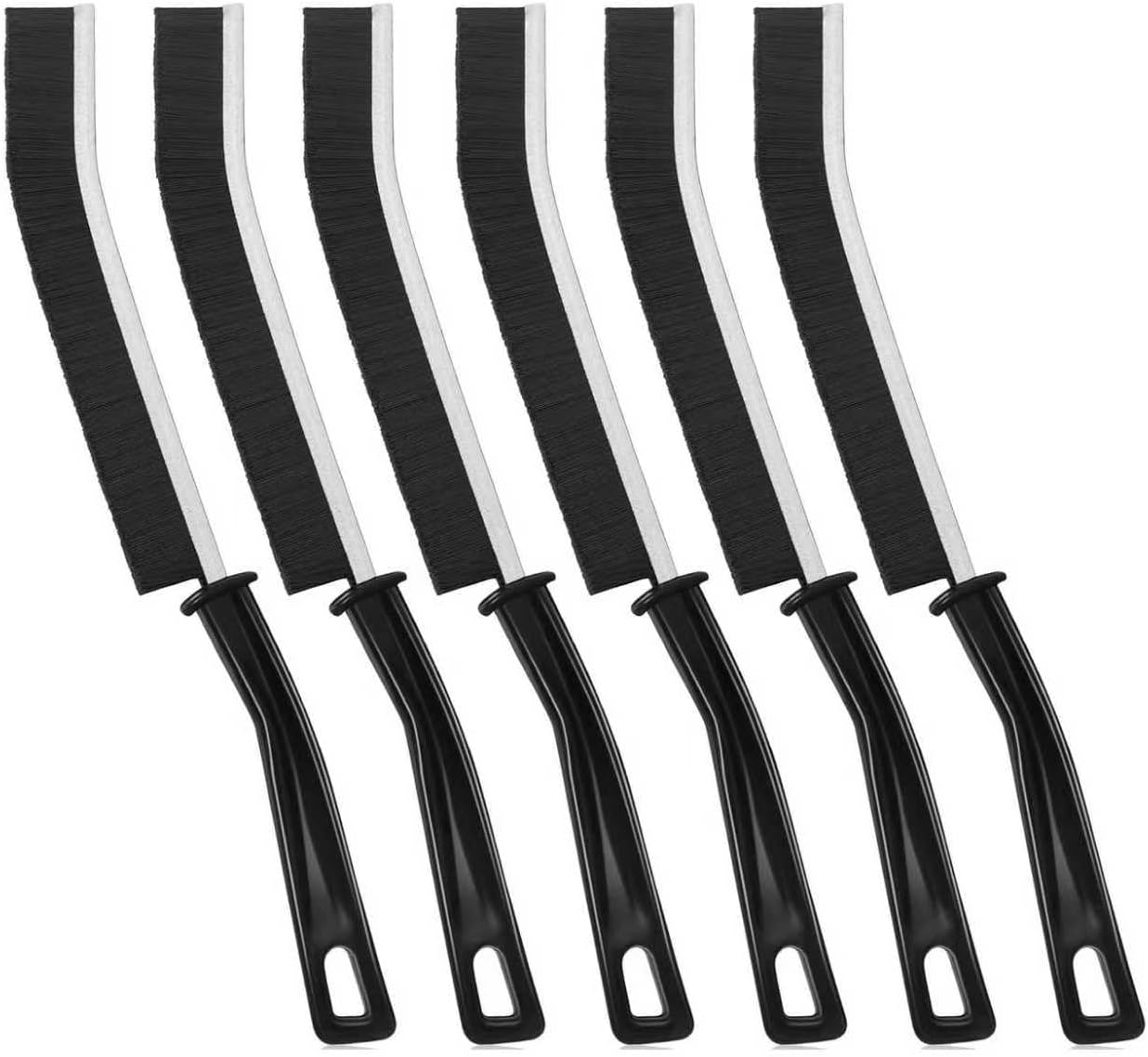 3P Crevice Cleaning Brush Hard Bristle Crevice Grout Cleaner Brush Thin Brush Gap Grout Cleaner for for Household Use, Bathroom, Kitchen