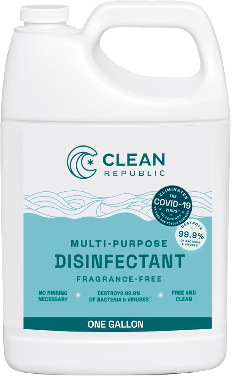Clean Republic Multi-Purpose Disinfectant, Hypochlorous Acid Cleaning Spray, 32 Fluid Ounce Bottle, 2-Pack