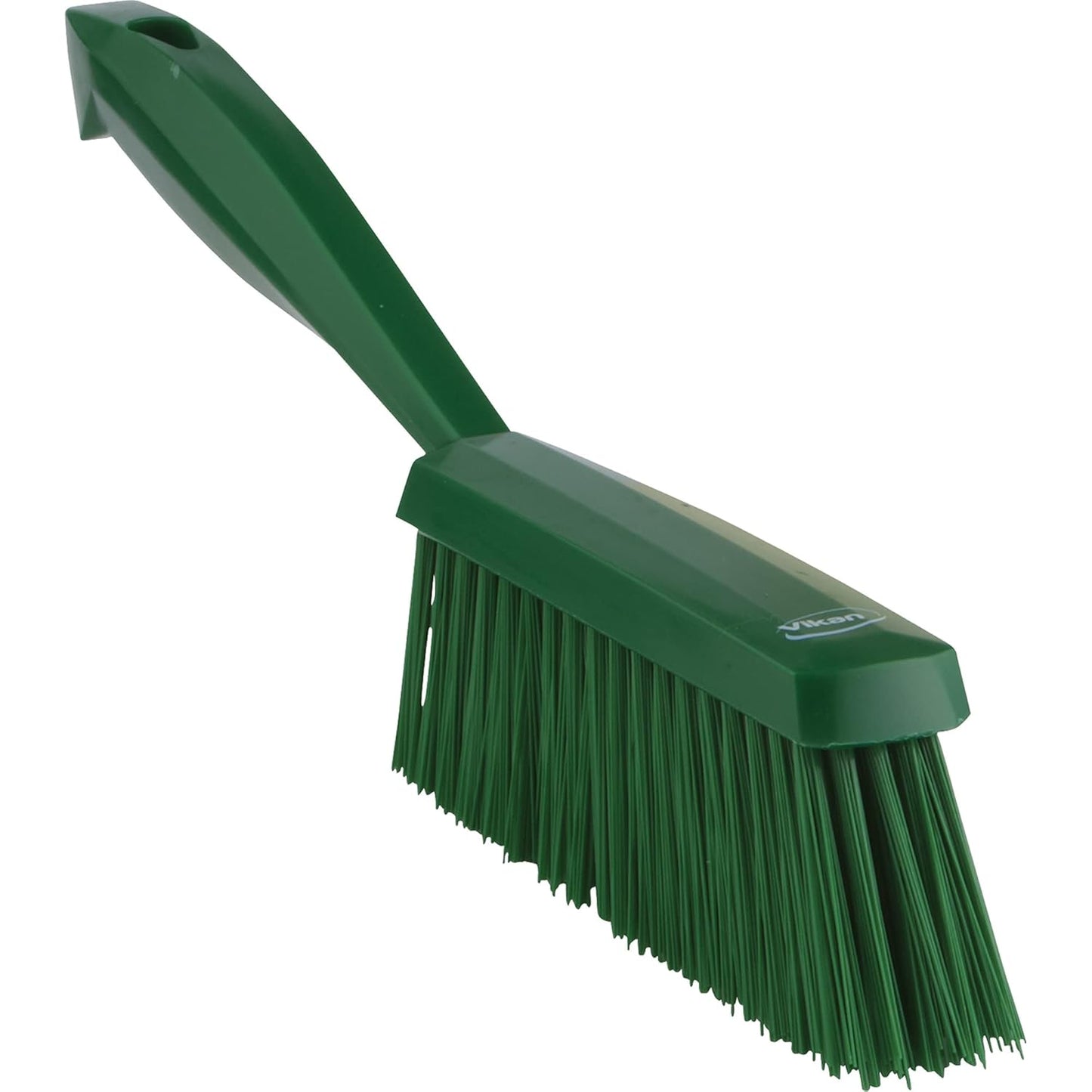 Vikan 45894 Bench Cleaning Brush, Polypropylene/Polyester Medium Bristle Dustpan Brush & Sweeper, 14 Inch, Red