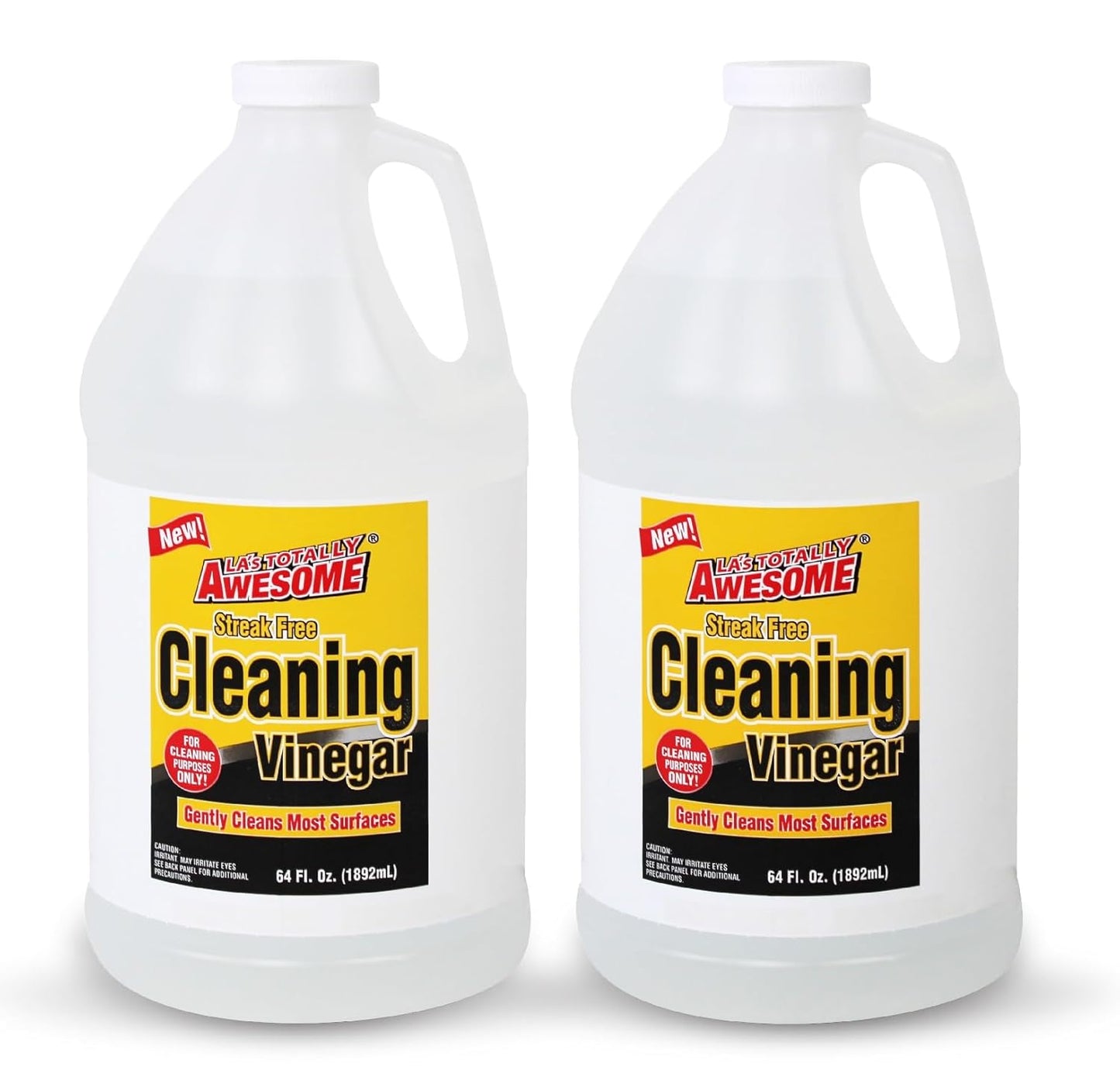 LA's Totally Awesome Streak Free Cleaning Vinegar, 64 oz (2 Pack)
