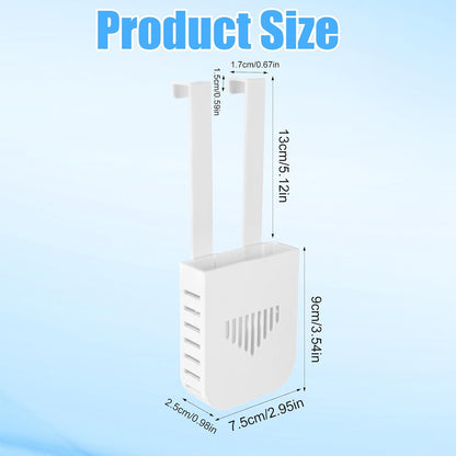 2 Sets Toilet Tank Pucks Holder, Hanging Toilet Bowl Carrier Hook Pucks Holder Hanger Bracket Caddy Avoids Crumbling from Water Tank