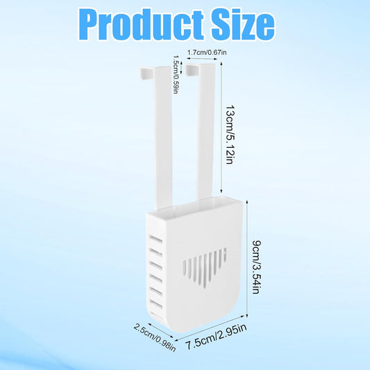 2 Sets Toilet Tank Pucks Holder, Hanging Toilet Bowl Carrier Hook Pucks Holder Hanger Bracket Caddy Avoids Crumbling from Water Tank