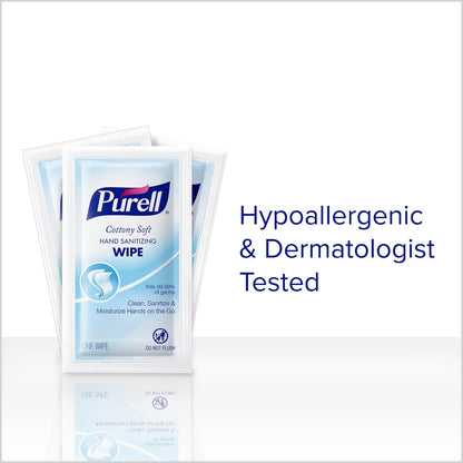 Purell Hand Sanitizing Wipes, Alcohol Formula, Fragrance Free, 300 Count Individually Wrapped Hand Wipes - 9020-06-EC