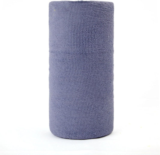 Microfiber Cleaning Cloths Roll of 20 - Tear-Off Reusable Washable Towels, 9.8x9.8 Inches, Absorbent and Lint-Free, Scratch-Free for Car Detailing, Household Cleaning, Kitchen, Windows(Yellow)