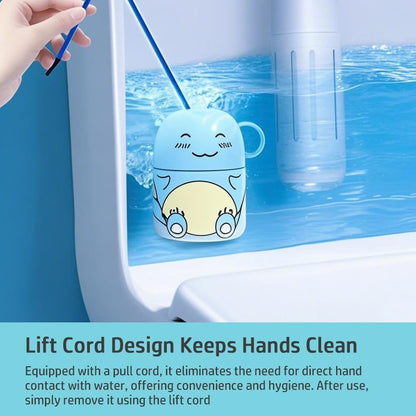 Cute Dinosaur-Shaped Toilet Bowl Cleaner Bottle, Bathroom Toilet Tank Cleaner with Ocean, Jasmine, and Peach Scent,Three bottles can be used for 9 months (Ocean&Peach&Jasmine)