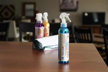 Heirloom Essentials Fine Furniture Polish - Furniture Polish Spray for Luster - Wood Polish Without Silicone, Wax, Ammonia - Wood Polisher for Furniture - Wood Furniture Cleaner (Vanilla Bean, 8 oz)