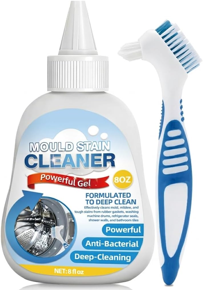 Home Remover Gel,8 Fl Oz Washing Machine Cleaner for Grout Caulk, Bathroom, Shower, Bathtub, Refrigerator Cleaning Solution, Front Load Washer Gasket, Grout Cleaner