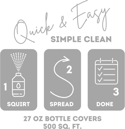 Quick Shine Hard Surface Pet Floor Cleaner 27 oz, 6Pk | Ready to Use, Removes Dirt, Streak Free, No Rinse | Hardwood, Laminate, Luxury Vinyl Plank LVT, & Tile | Safer for Kids, Pets & Our Environment