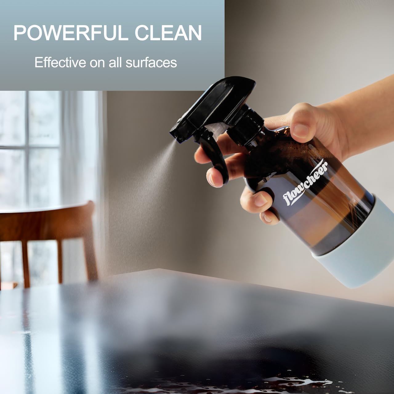 flowcheer Multi Surface Cleaner Refills -All Purpose Cleaning Tablets-Makes 192 fl oz(12 x 16 Fl oz) Bottles of Spray Cleaner for Household&Kitchen Cleaning-Lavender Scent(Not Included Bottles)