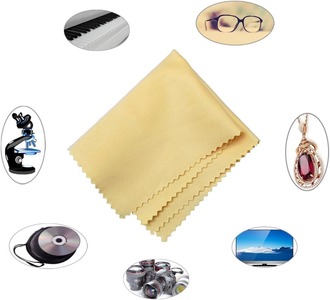 Microfiber Cleaning Cloths - for All LCD Screens, Tablets, Lenses, and Other Delicate Surfaces (8-Pack, 6x7)