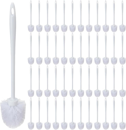 Tioncy 15 Pcs 14.2 Inch Toilet Brush Commercial Heavy Duty Toilet Bowl Cleaning Scrub Long Scrubber for Bathroom Cleaning Supplies