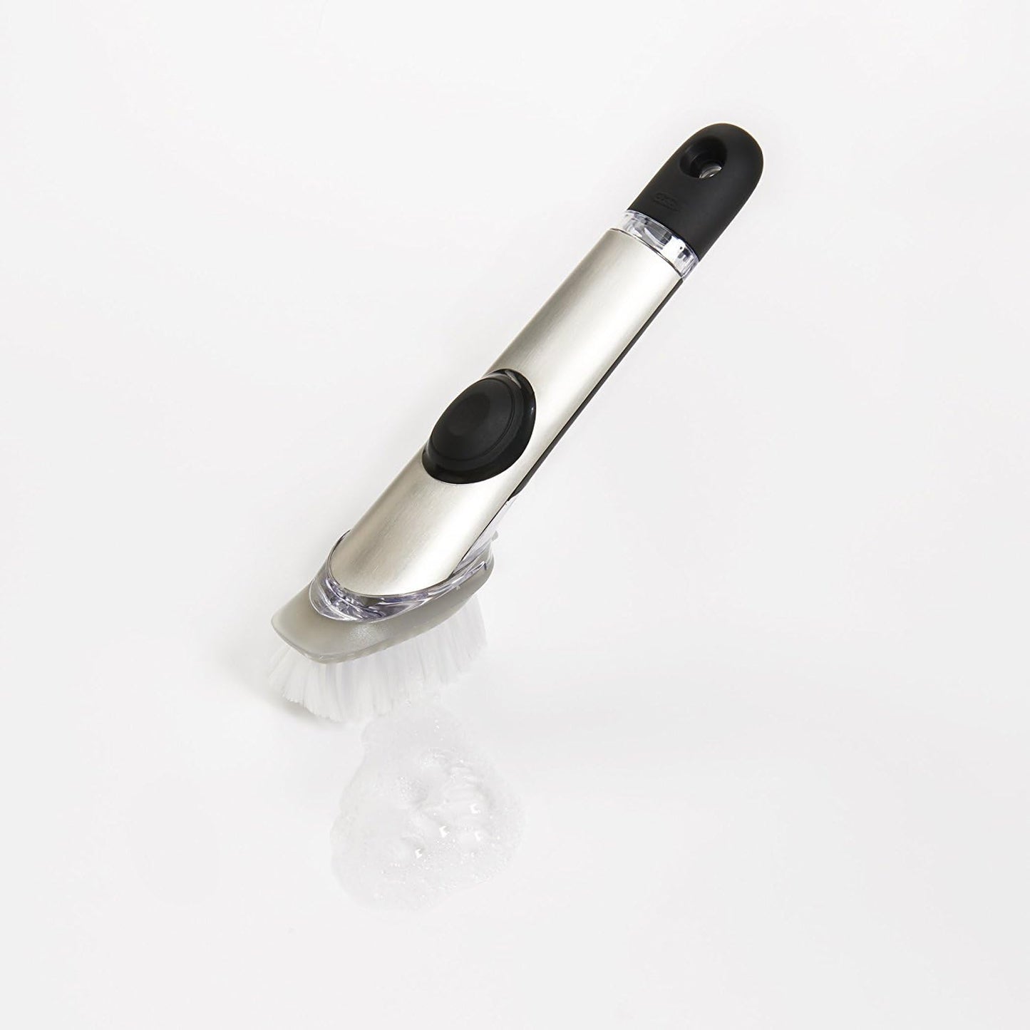 OXO SteeL Soap Dispensing Dish Brush with OXO SteeL Soap Dispensing Dish Brush Refills, 2-Pack