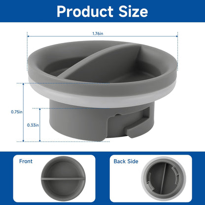 Dishwasher Rinse Aid Cap Replacement Rinse Aid Cap Compatible with Whirlpool KitchenAid IKEA Amana Jenn-Air Dishwasher Replace#: W10524919 WPW10524919 W10524923
