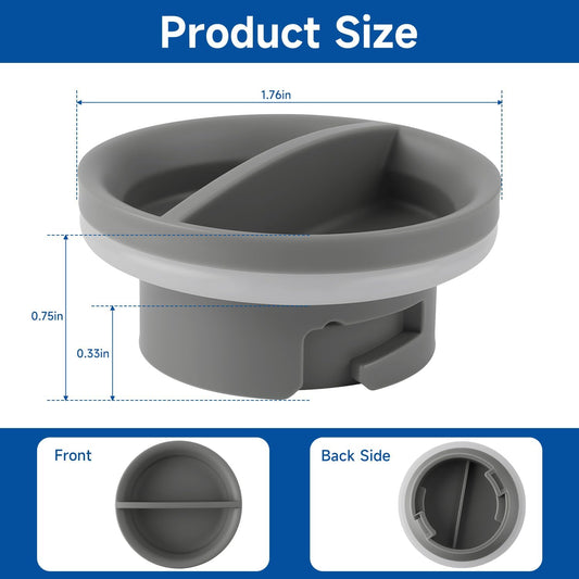 Dishwasher Rinse Aid Cap Replacement Rinse Aid Cap Compatible with Whirlpool KitchenAid IKEA Amana Jenn-Air Dishwasher Replace#: W10524919 WPW10524919 W10524923