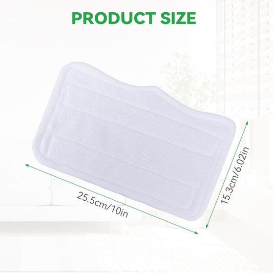 Steam Mop Pads for Shark Steam & Spray Mop S3101 S3251 SK460 SK410 S3101n2 S3250 SK435CO SK140 SK14,Washable Microfiber Cleaning Steamer Replacement Pads,White,8Pack