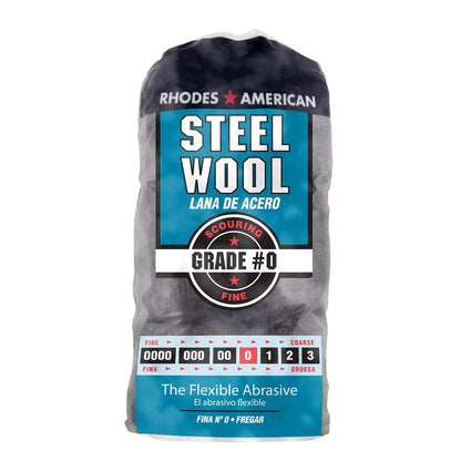 Homax - 33873210009 Steel Wool, Extra Fine Grade #000, 12 Pads