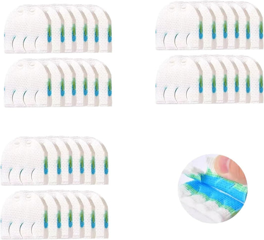 36 Pack Disposable Toilet Bowl Cleaner Refills | Flushable Toilet Brush Refills | Bathroom Toilet Cleaning Accessories, Starter Kit (No Handle)