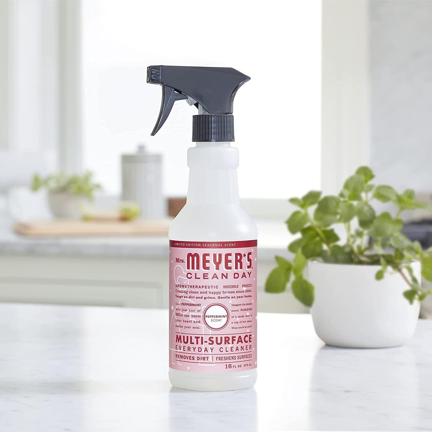MRS. MEYER'S CLEAN DAY Multi-Surface Everyday Cleaner, Lavender Scent, 16 Fl Oz Bottle - 3 Pack