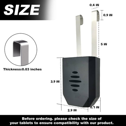Toilet Tank Tablet Holder, Hanging Toilets Bowl for Toilets Tank Tablet, Plastic & Stainless Steel Tablets Organizer Reduces Dissolved Residue Buildup, Toilet Tank Accessory, White