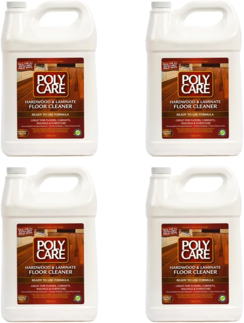Hardwood Floor Cleaner Refill - 128 fl oz - Fresh- Refill for Spray Mops and Spray Bottles - Residue-Free Floor Cleaning Solution for Wood or Laminate Floors