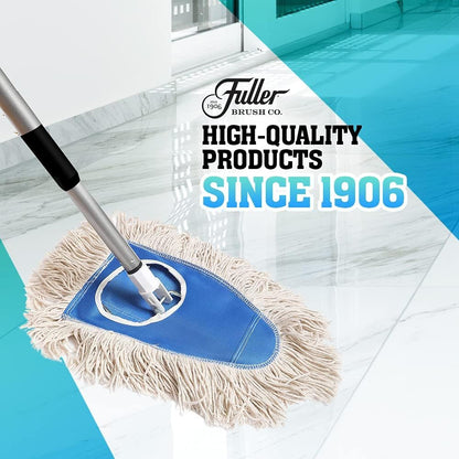 Fuller Brush Dry Mop with Adjustable Handle – Reusable Dust Mop for Hardwood, Tile, and Laminate
