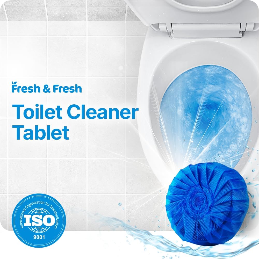 Disposable Toilet Bowl Cleaners(20 Tablets) Odor Eliminator, Fresh Scent, Multipurpose Residential and commercial Toilet Cleaners 2-3 week Lasting Toilet Bowl Cleaner