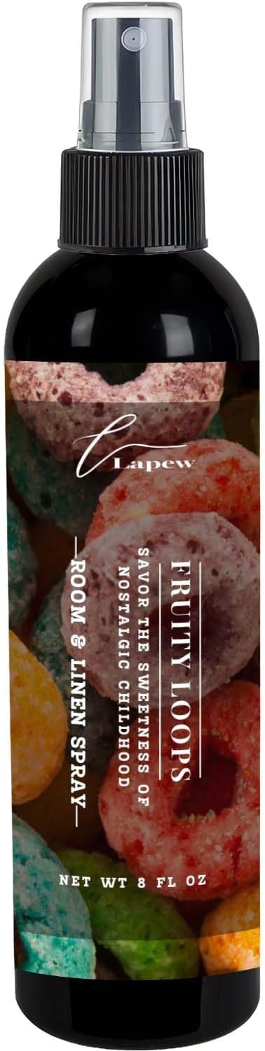 Lapew Room & Linen Spray | Fragrance Mist for Home, Car & Office | Fabric & Air Freshener | Neutralizing Mist | Made in USA | Cozy Cinnamon & Apple - Colors B