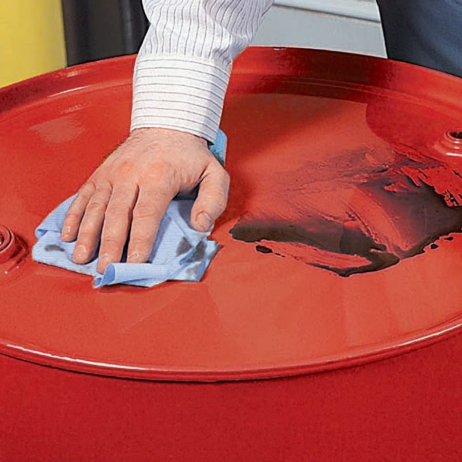 PIG Heavy Duty Shop Towels for Oil and Grime - 1 Dispenser Box of 75 Wipes - Each Wipe is 9.5' x 16' - PM50575