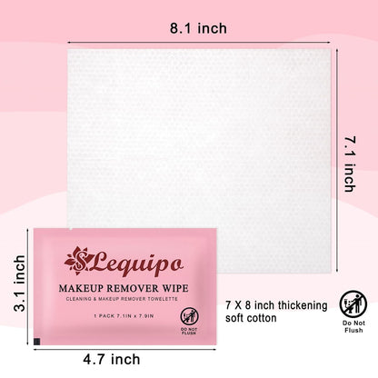 200 pcs Makeup Remover Wipes Bulk Individually Wrapped