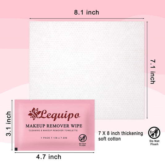 200 pcs Makeup Remover Wipes Bulk Individually Wrapped