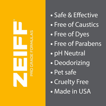 Zeiff Pro-Grade Multi-Purpose Probiotic Enzyme Cleaner - Powerful Cleaning & Odor Eliminating Formula For Professional & Home Surfaces - 32 Ounce - Fragrance Free