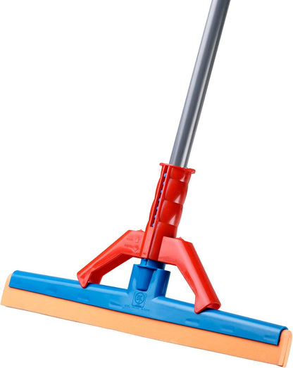 Millennium Squeegee | Floor Squeegee & Mop Combo with FastenerHolder; for Hardwood, Parquet, Laminate, Marble Floor. Rake Water, Fluids, Oils, Spills, Leaks at Home and Office | Durable & Fun to Use