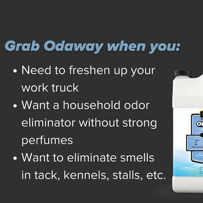 Pyranha Odaway Ready-to-Use Odor Eliminator Spray – Broad Spectrum Scent Neutralizer for Home, Kennel, Car, Bathroom & Gear, Quart