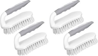 SetSail Scrub Brush, Heavy-Duty Scrub Brushes for Cleaning with Stiff Bristles Cleaning Brush for Shower, Bathroom, Carpet, Kitchen and Bathtub Scrubber - 2 Pack