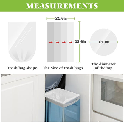 Teivio Small Trash Bags 4 Gallon 120 Counts Garbage Bags, Bathroom Trash Can Bin Liners, Small Plastic Bags for home office kitchen, fit 12-15 Liter, 3,3.5,4.5 Gal, Clear