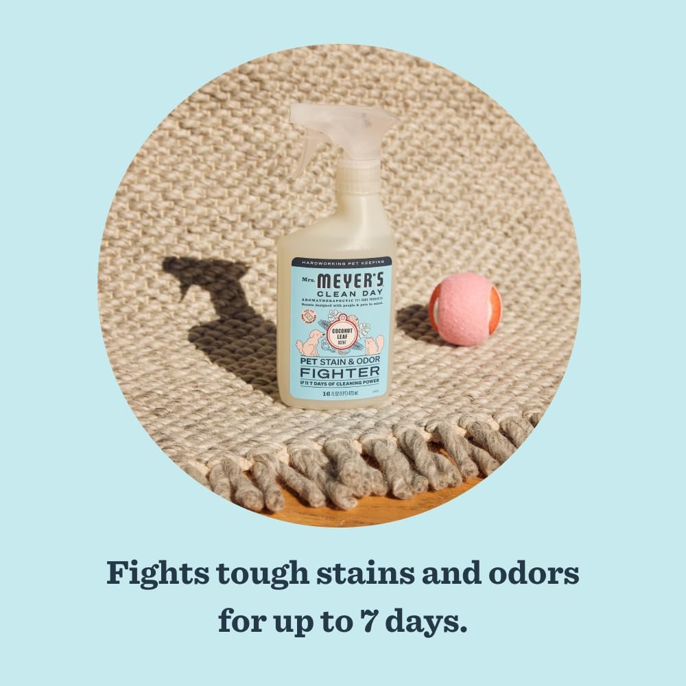Mrs. MEYER'S CLEAN DAY Pet Stain & Odor Fighter, Orange Blossom Scent, 16oz
