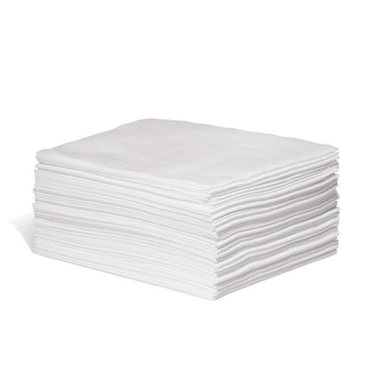 PIG PR70 Maintenance Wipes by - Heavy-Duty - 12" x 13" - 1,000 Wipers (20 Packs of 50) - WIP303, White