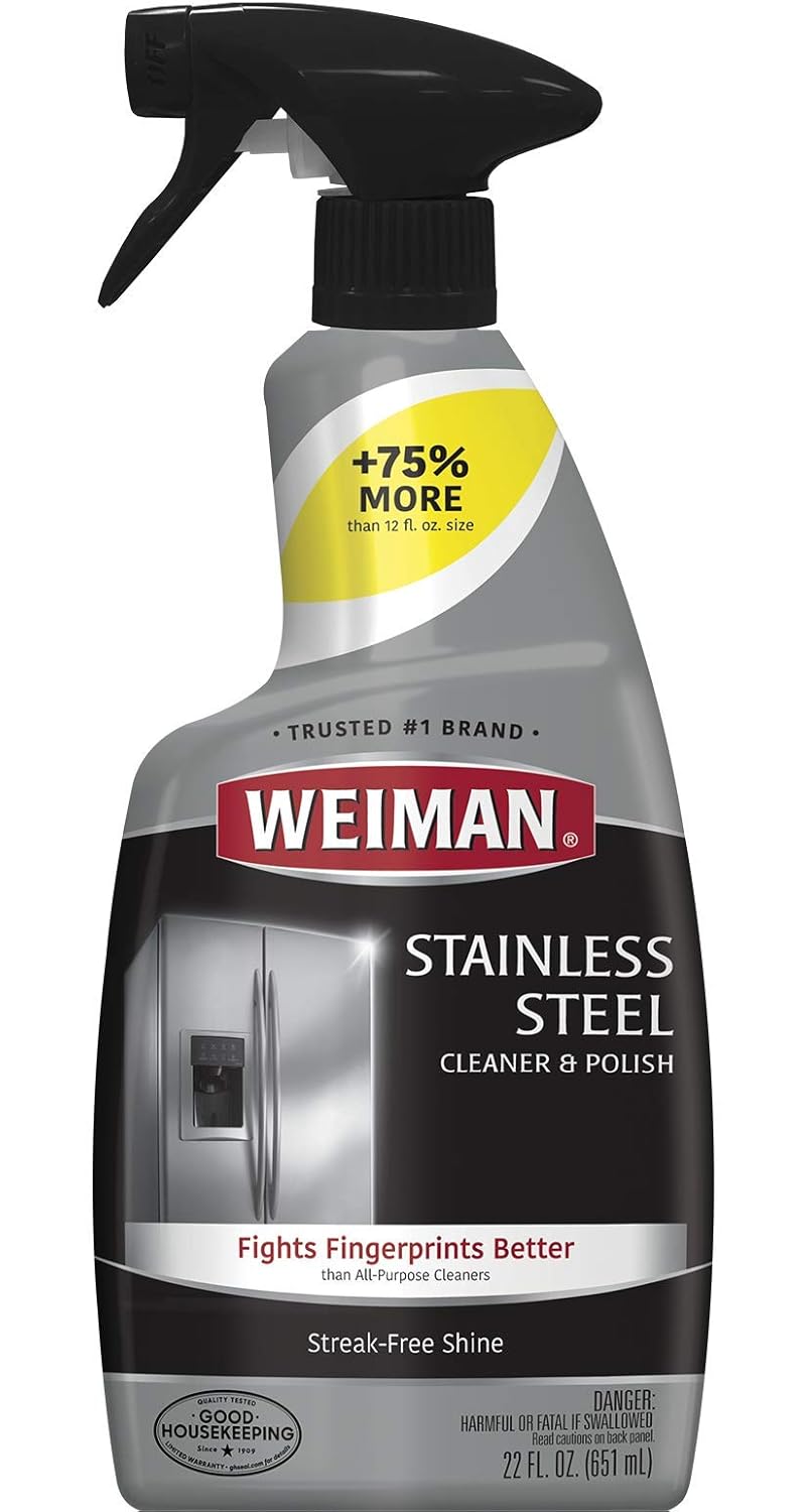 Weiman Stainless Steel Cleaner & Polish 22 fl oz - 6 pack
