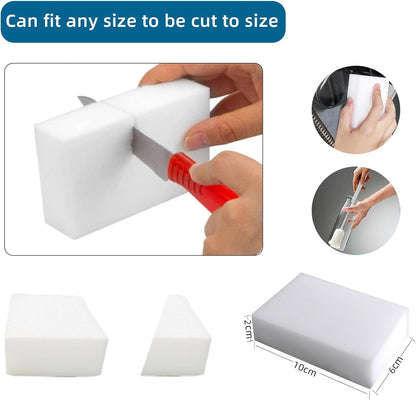 70 Pack Magic Sponges Eraser, 2X Density Melamine Sponge, Extra Large Long Lasting Household Kitchen Cleaning Sponge for Dishes, Bathroom, Bathtub, Car, Toy (4.3 x 2.8 x 0.8 in)