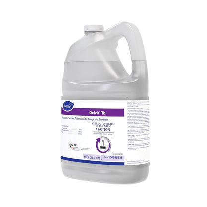 Oxivir Diversey Tb Ready-to-Use Liquid Hydrogen Peroxide Disinfectant Cleaner, Tuberculocidal Multi-Surface Cleaner, 1 Gallon