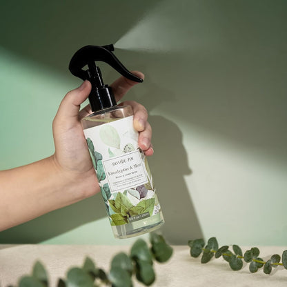 ROMIIE ZOI Room Spray Lemon, Air Freshener Spray Made with Natural Plant Extract, Scented Room Spray for Home Fragrance Fabric Spray Freshener 8.5 FL OZ
