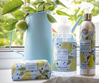 Mangiacotti Room Spritz Fabric Deodorizer Air Freshener Spray | Naturally Plant-Based with Essential Oils Room Fragrance, 8 Ounces, Gingerbread