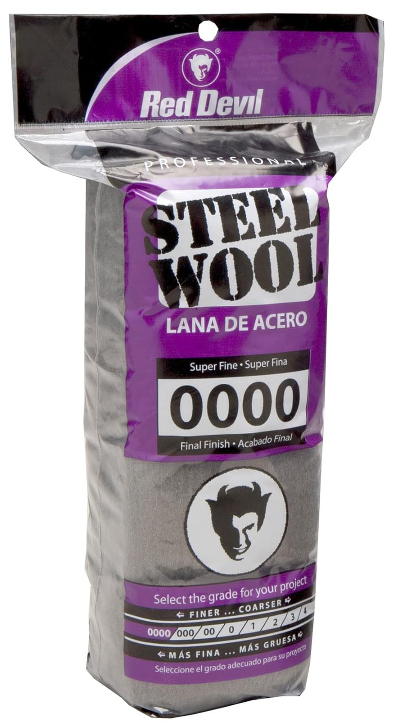 Red Devil 0310 Steel Wool, 0000 (Pack of 16)