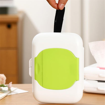 Refillable Wipe Holder Reusable Travel Wet Wipe Container Baby Wipe Hanging Box Case Baby Strollers Wipes Dispensers