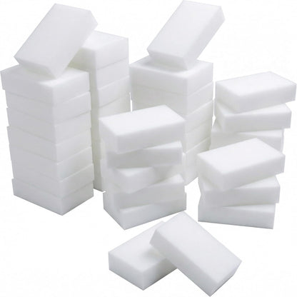 Magic Sponge 10 Pack Textured Quick Series, Effortlessly Erase Scuff Marks and Stains from Multiple Surfaces with No Harsh Chemicals