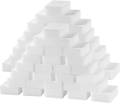 Extra Large Eraser Sponge,50 Pack Extra Thick, Long Lasting, Multi-Purpose Scrubber Foam Cleaning Pads,Magic Sponge Eraser Sponge for Bathtub, Floor, Baseboard (3.93 x 2.75 x 1.18 in)