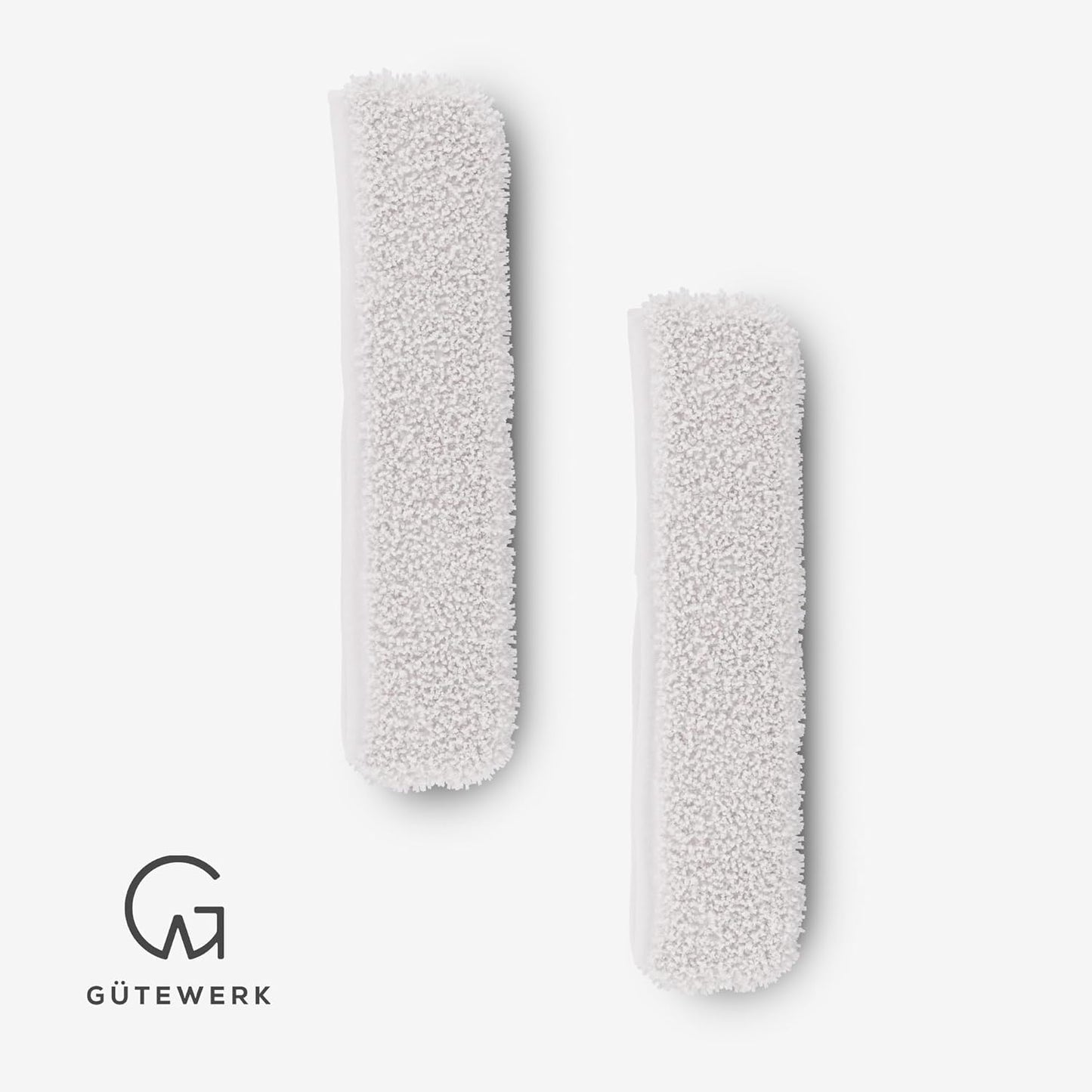 GÜTEWERK Silicone Shower Squeegee for Glass Doors & Mirrors with Stainless Steel Core, Streak-Free & No-Squeak Window Cleaning, 3-in-1 No-Drill Mount (Hook/Suction/Adhesive), Black, 9''