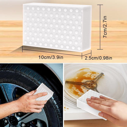 SmilePowo 50 Pack Magic Cleaning Sponges Eraser,Multi-Functional Premium Melamine Sponge Foam Cleaning Pads,Dish,Household Cleaning Scrub Sponge for Kitchen,Furniture,Bathroom